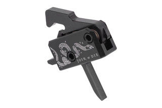 Rise Armament RA-140 AR-15 trigger join or die with flat face bow